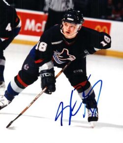 Autographed STEVE KARIYA Canucks Photos
