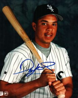 AUTOGRAPHED photo DARREN LEWIS Chicago White Sox