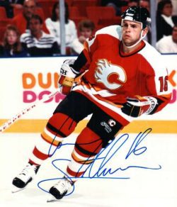 Autographed CORY STILLMAN Calgary Flames Photo