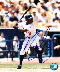 AUTOGRAPHED MARQUIS GRISSOM Los Angeles Dodgers photo