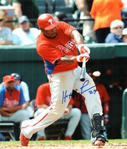 AUTOGRAPHED HECTOR LUNA photo  Philadelphia Phillies