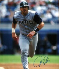 AUTOGRAPHED JOE OLIVER Seattle Mariners Photo