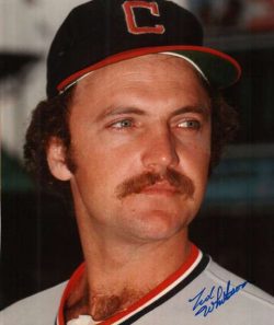 AUTOGRAPHED  photo ED WHITSON Cleveland Indians