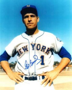 AUTOGRAPHED ED BRESSOUD New York Mets photo