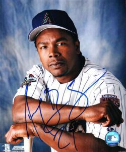 Autographed REY SANCHEZ Arizona Diamondbacks Photo