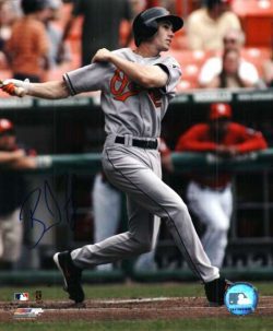 AUTOGRAPHED BRANDON FAHEY photo Baltimore Orioles