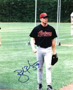 AUTOGRAPHED BRANDON PUFFER 8X10 photo  Houston Astros
