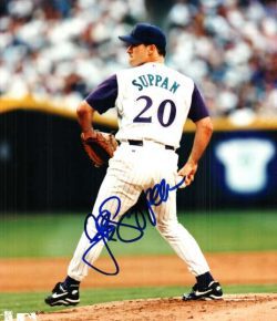 Autographed JEFF SUPPAN Arizona Diamondbacks Photo
