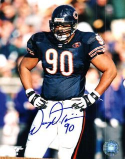 Autographed 8X10 Photo - VAN TUINEI Chicago Bears