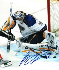 Autographed HANNU TOIVONEN 8X10 St. Louis Blues Photo