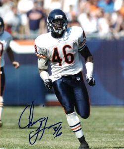 Autographed Photo - CHRIS HARRIS Chicago Bears