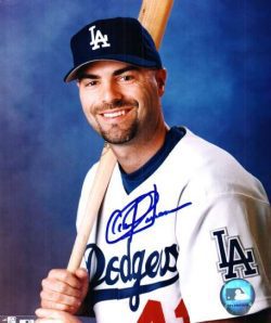 AUTOGRAPHED CHAD HERMANSON Los Angeles Dodgers photo