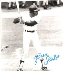 AUTOGRAPHED  HORACE SPEED  San Francisco Giants Photo