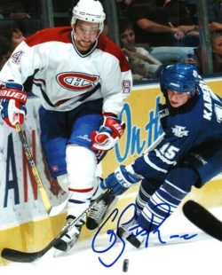Autographed GUILLAUME LATENDRESSE Montreal Canadiens Photo