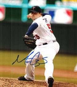 AUTOGRAPHED MATT CAPPS -  Minnesota Twins photo