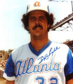 AUTOGRAPHED BO MCLAUGHLIN Atlanta Braves photo