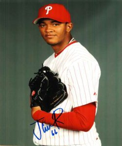 AUTOGRAPHED JC RAMIREZ photo Philadelphia Phillies