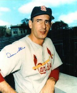 AUTOGRAPHED DEAN STONE St. Louis Cardinals photo