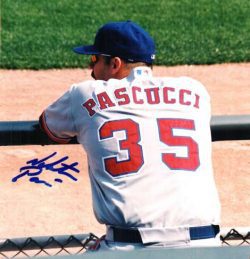 AUTOGRAPHED VAL PASCUCCI Montreal Expos Photo