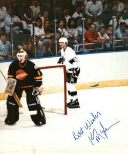 Autographed KIRK MCLEAN Canucks Photos