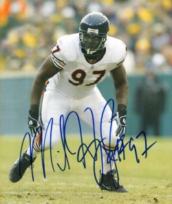 Autographed Photo - MICHAEL HAYNES Chicago Bears