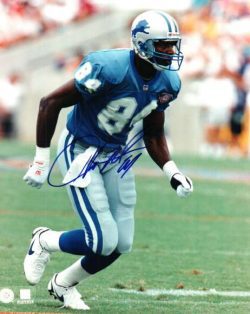 Autographed HERMAN MOORE photo - DETROIT LIONS