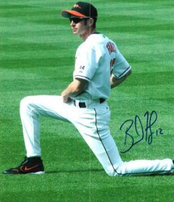 AUTOGRAPHED BRANDON FAHEY photo  Baltimore Orioles