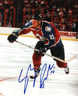 Autographed SHJON PODEIN Colorado Avalanche Photo