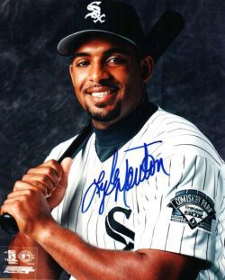 AUTOGRAPHED  photo LYLE MOUTON Chicago White Sox