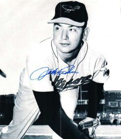 AUTOGRAPHED JACK FISHER photo Baltimore Orioles
