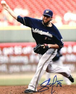 AUTOGRAPHED SHAUN MARCUM photo  Milwaukee Brewers