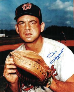 AUTOGRAPHED DON LEPPERT 8x10 Washington Senators Photo