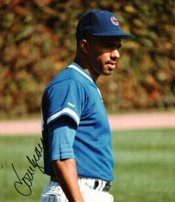 AUTOGRAPHED JOSE VIZCAINO Chicago Cubs Photo