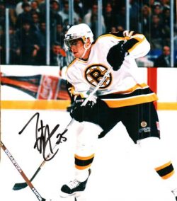 Autographed TRENT MCCLEARY Boston Bruins  Photo