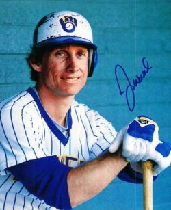AUTOGRAPHED JIM WOHLFORD  photo  Milwaukee Brewers
