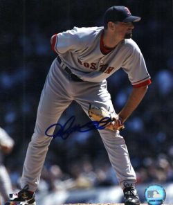 AUTOGRAPHED MATT CLEMENT Boston Red Sox photo