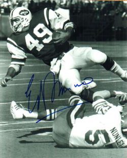 Autographed ED MARINARO 8X10 New York Jets photo