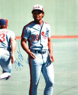 AUTOGRAPHED FLOYD YOUMANS Montreal Expos Photo