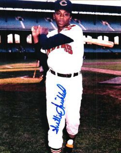 AUTOGRAPHED WILLIE KIRKLAND photo  Cleveland Indians