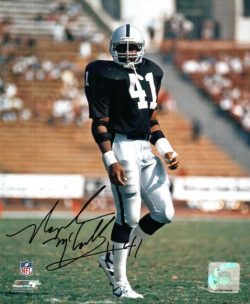 Autographed  NAPOLEON MCCALLUM Oakland Raiders photo
