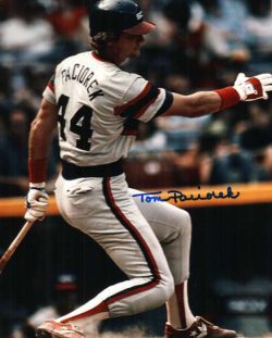 AUTOGRAPHED photo TOM PACIOREK Chicago White Sox