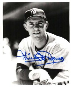 AUTOGRAPHED MICKEY MCDERMOTT photo  New York Yankees