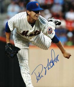 AUTOGRAPHED PAT MISCH New York Mets photo