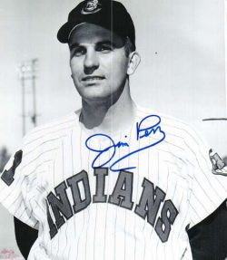AUTOGRAPHED JIM PERRY photo  Cleveland Indians