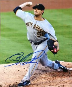 AUTOGRAPHED  photo CHARLES MORTON - Pittsburgh Pirates