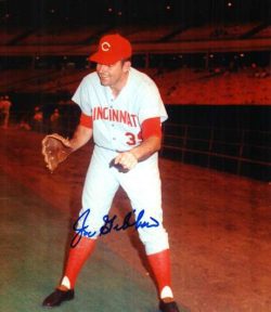 AUTOGRAPHED JOE GIBBON 8x10 Cincinnati Reds Photo