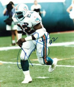 Autographed JAMES SAXON  Miami Dolphins  photo