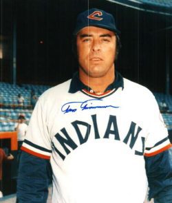 AUTOGRAPHED TOM TIMMERMAN photo  Cleveland Indians