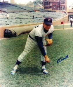 AUTOGRAPHED ED WATT Chicago Cubs Photo
