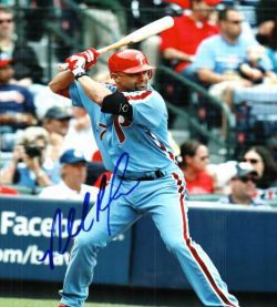 AUTOGRAPHED PLACIDO POLANCO 8x10 photo  Philadelphia Phillies